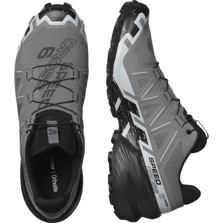 Tenis Para Trail Running Salomon Speedcross 6 Anchos Hombre Grises | MX YNIE578